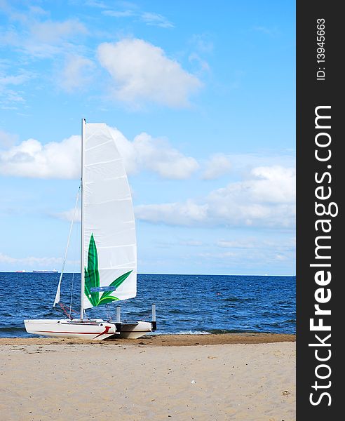 Catamaran On The Beach