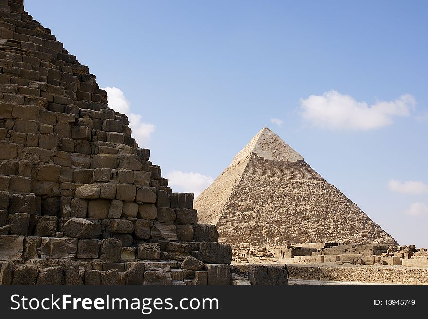Pyramid, Giza city in Egypt. Pyramid, Giza city in Egypt.