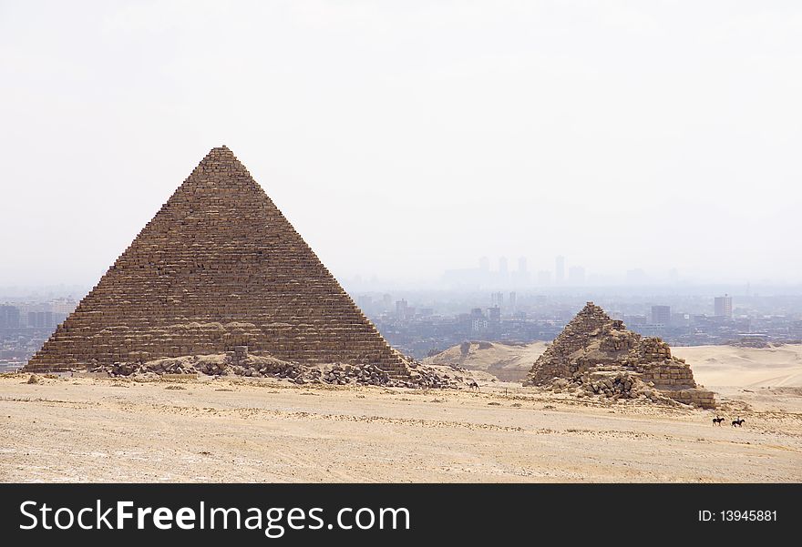 Pyramid, Giza city in Egypt. Pyramid, Giza city in Egypt.