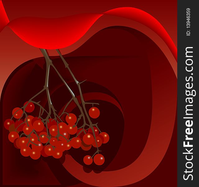 Red berries - an illustration.
Insert the text - and it is ready!. Red berries - an illustration.
Insert the text - and it is ready!