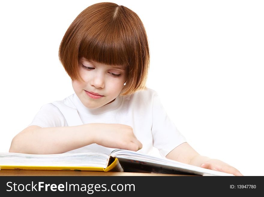 Little Girl Reading