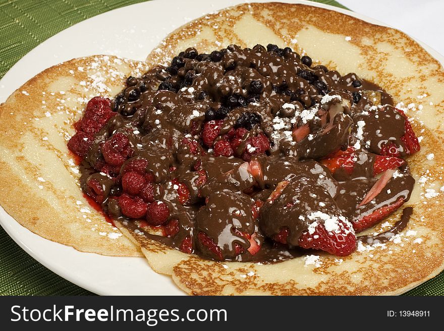 Crepes With Fresh Berries