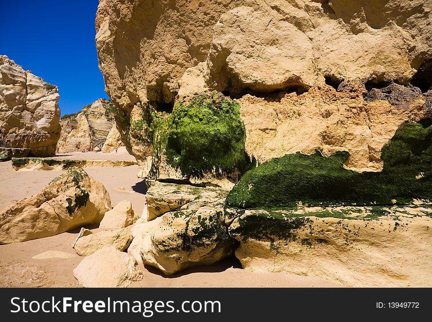 Praia da rocha beach,portugal-algarve