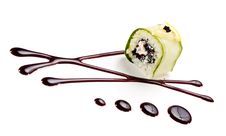 Cucumber Roll Stock Photography