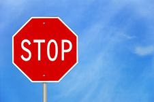 Stop Sign Royalty Free Stock Image Stop Sign Royalty Free Stock Image