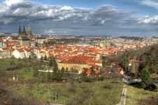 Prague Castle And City Center Stock Images Prague Castle And City Center Stock Images