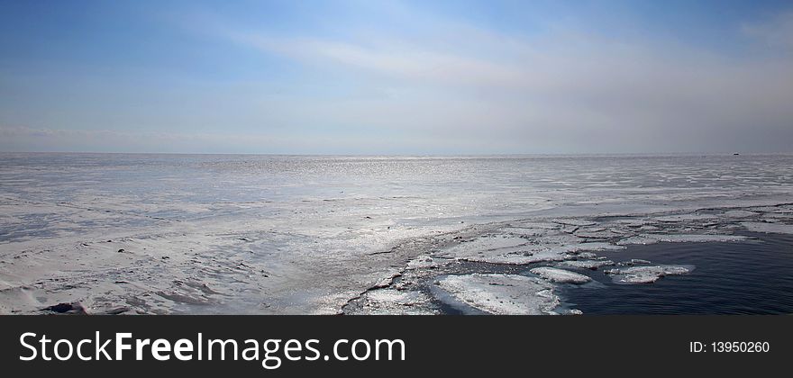 Frozen Lake Baikal