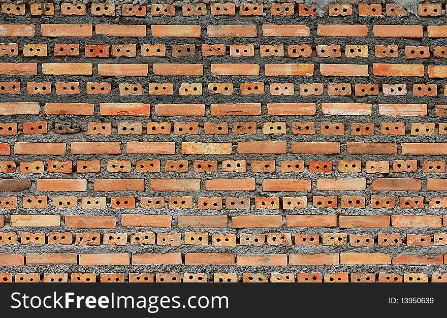 Abstract background brick wall of thailand