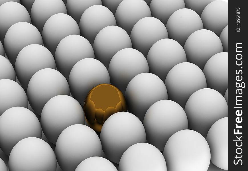 Individuality. Golden Egg.