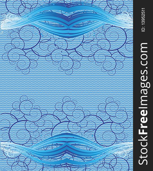 Blue modern vector background.illustration