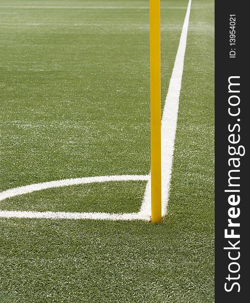 Soccer Angle With Corner Pole