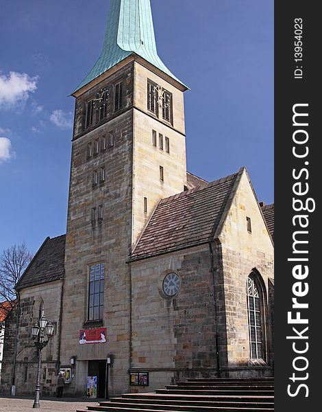 The town church in Hamlin, Germany