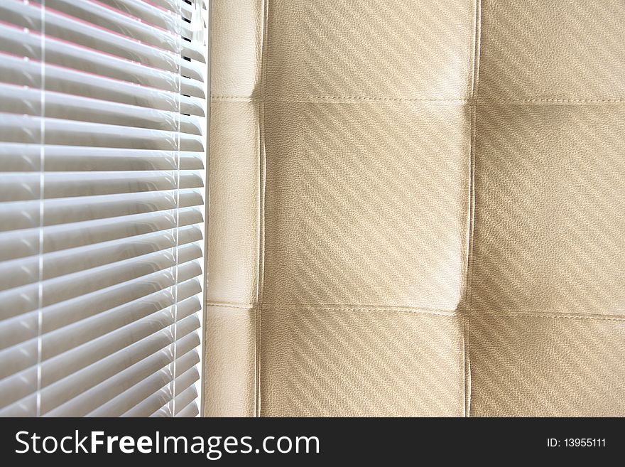 Horizontal blinds as a background