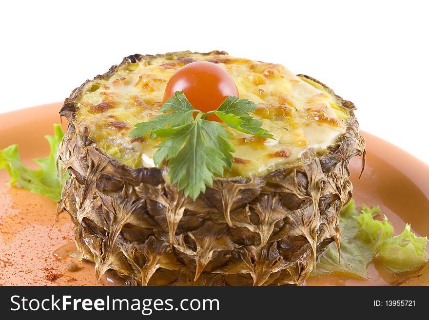 Salad In Pineapple