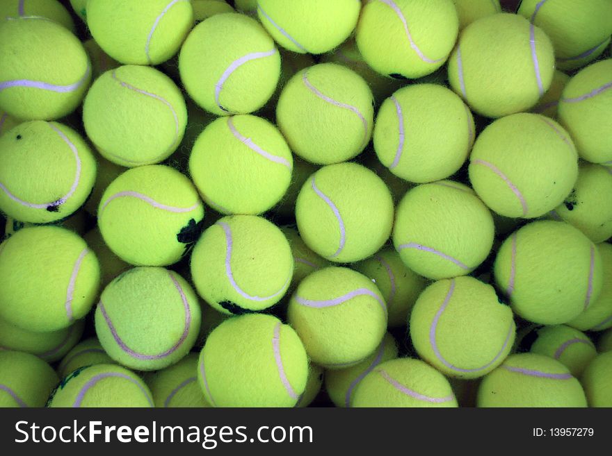 Ball Tennis for background and hobby. Ball Tennis for background and hobby