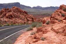 Desert Highway Stock Photography Desert Highway Stock Photography