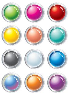 Buttons Set Stock Image