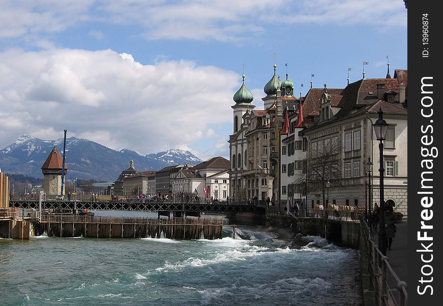 Sping time in lucern switzerland. Sping time in lucern switzerland