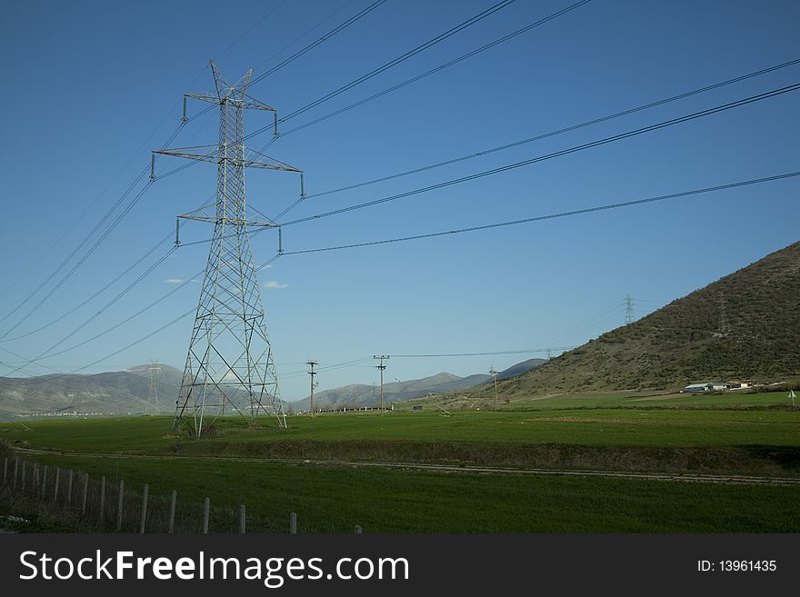 High Voltage Power Line