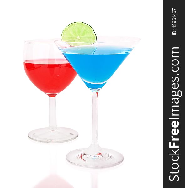 Cocktails Isolated