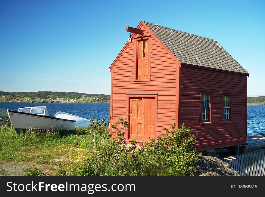 Red Boat House and Dry Dock