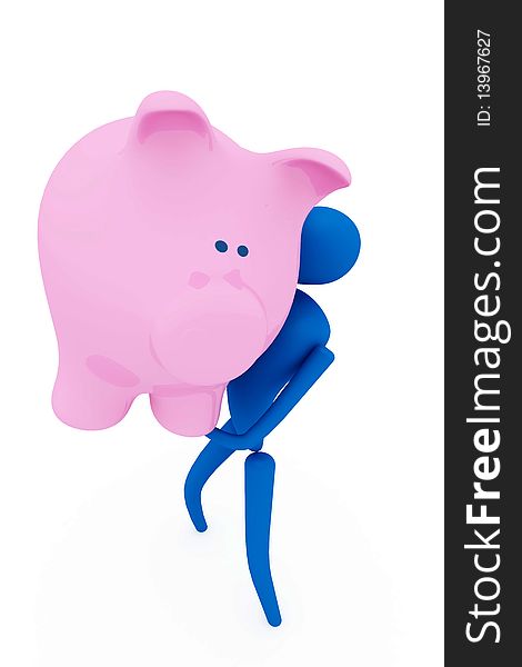 Person Holding Piggy Bank