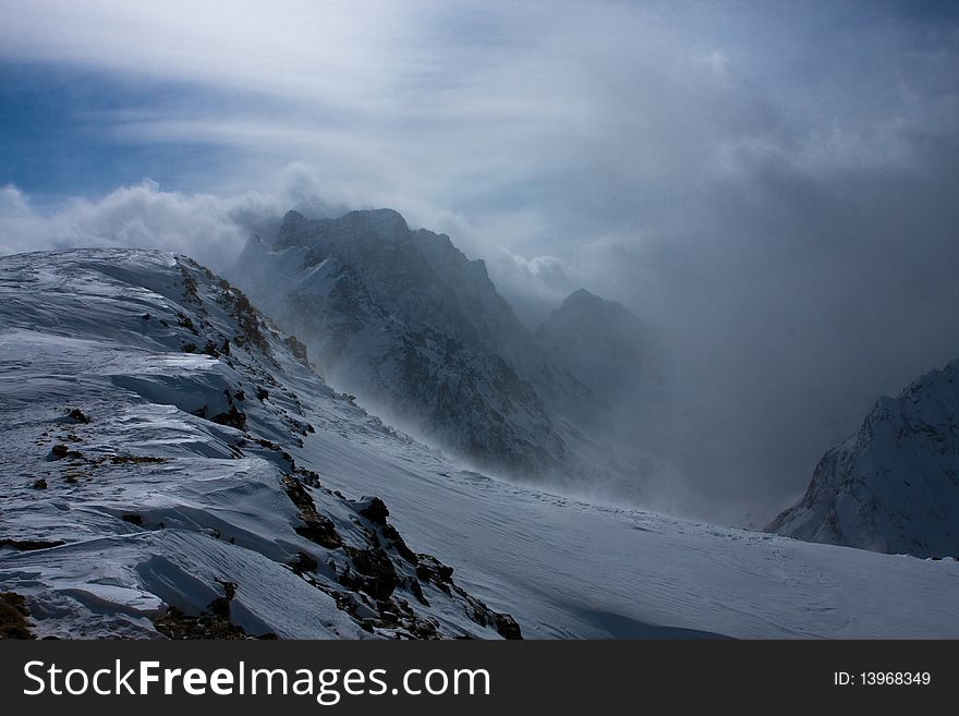 Dombai. Clouds Are Born Here