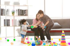 ASIAN FAMILY AT LEISURE Stock Image ASIAN FAMILY AT LEISURE Stock Image