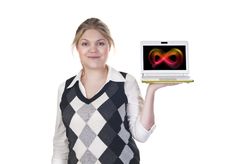 Attractive Blond Business Woman Stock Photo Attractive Blond Business Woman Stock Photo
