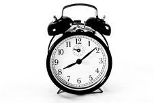 Alarm Clock Isolated On White Stock Photo Alarm Clock Isolated On White Stock Photo