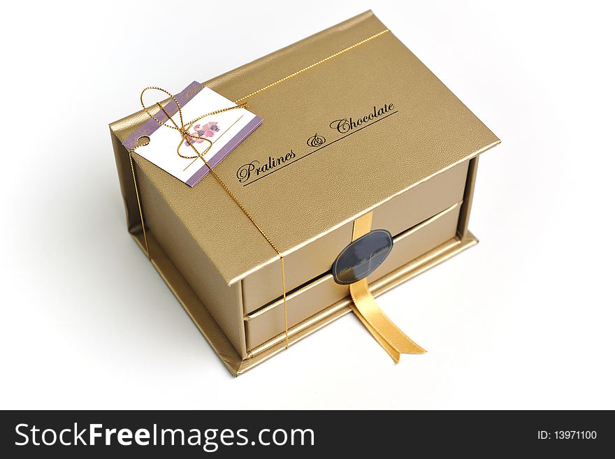 Chocolate and praline box