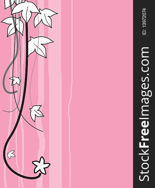 Greeting card with pink color as a background. Greeting card with pink color as a background
