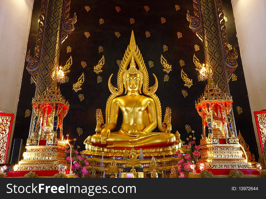 Thai style Buddha,Buddha Chinnarat