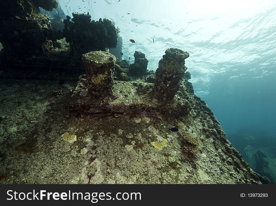 Wreck Freighter Kormoran - Sank In 1984 Tiran