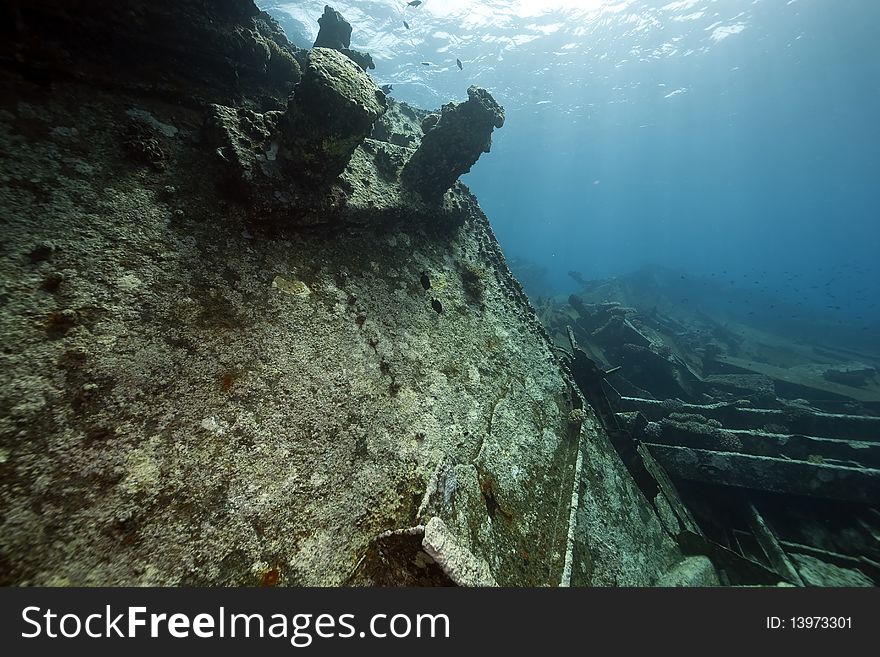 Wreck Freighter Kormoran - Sank In 1984 Tiran