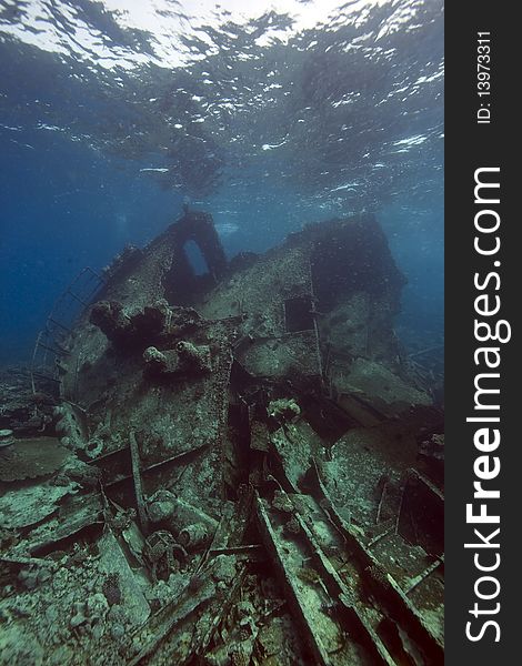 Wreck Freighter Kormoran - Sank In 1984 Tiran