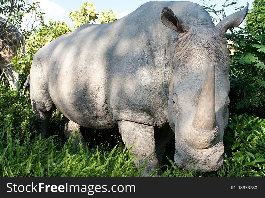 Rhinoceros Figure