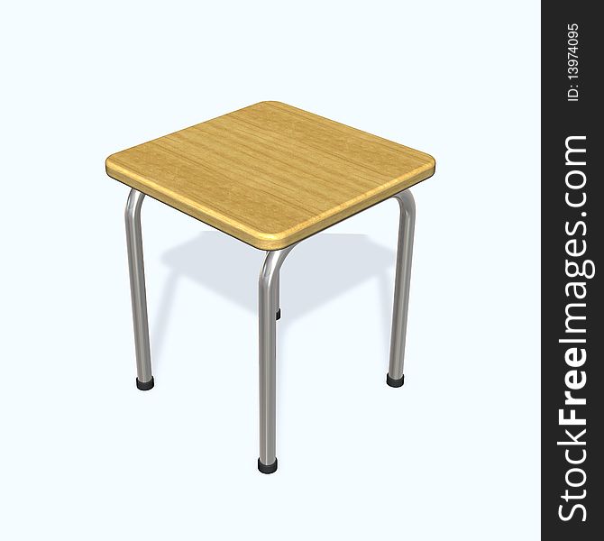 3d image of a stool.