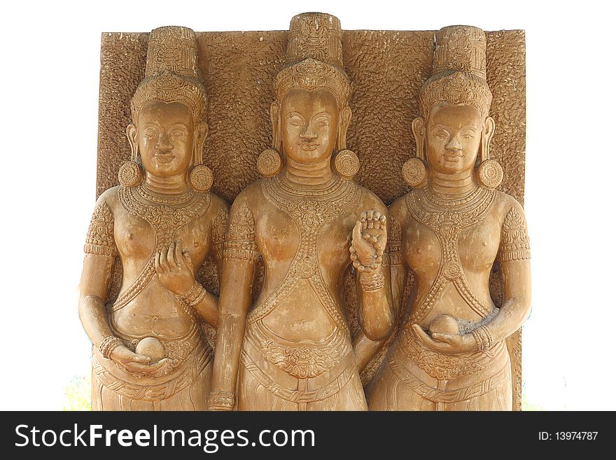 Ancien Thailand Statues