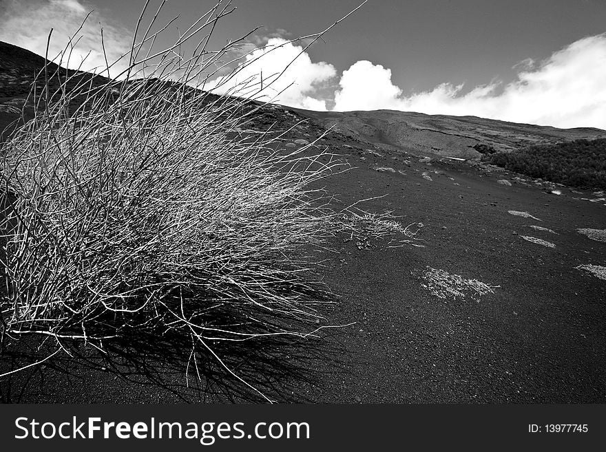 Detail of volcano mount Etna crater in Sicily, Italy. Detail of volcano mount Etna crater in Sicily, Italy