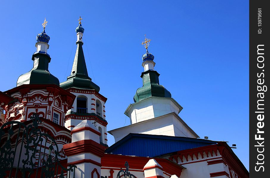 Part of the Russian Orthodox Church. Irkutsk, Russia.