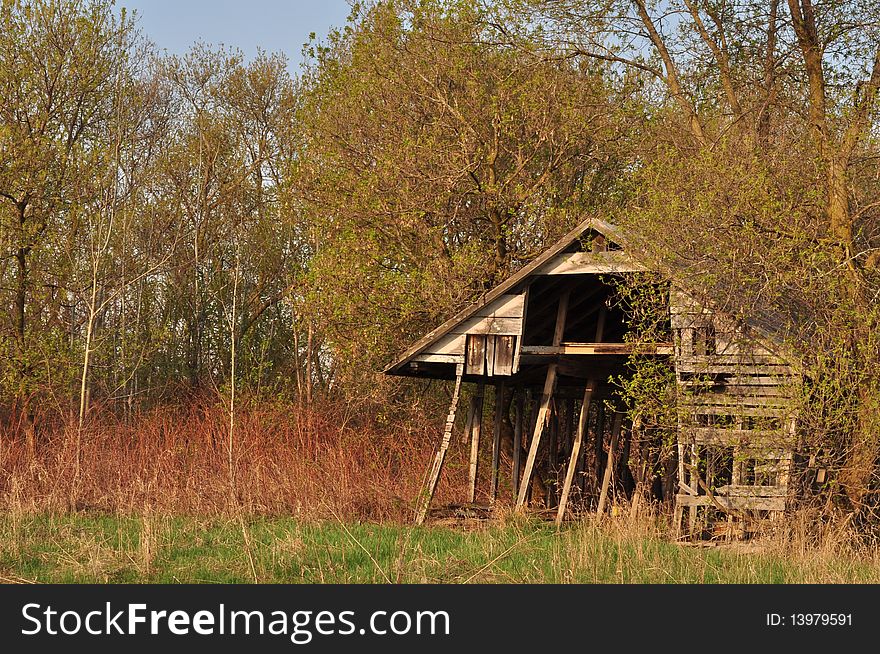 Collapsing Barn