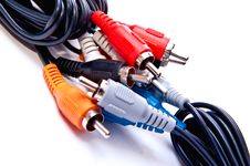 Cables RCA Stock Image Cables RCA Stock Image