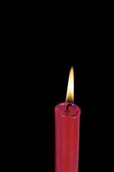 Red Candle Royalty Free Stock Photography