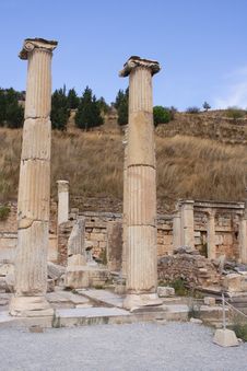 Ruins Of Ancient City Ephesus, Turkey Stock Photos Ruins Of Ancient City Ephesus, Turkey Stock Photos