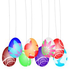 Easter Eggs Royalty Free Stock Photography Easter Eggs Royalty Free Stock Photography