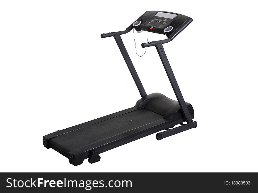 Sports training apparatus on a white background