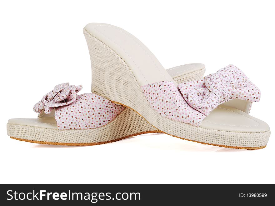 This is a beautiful ladies casual shoes isolated on a white background.