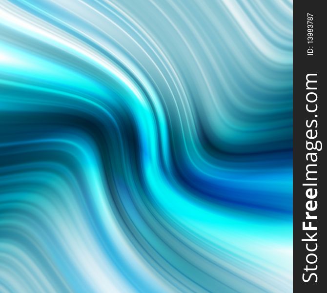 Blue stripes on a diagonal, abstract background