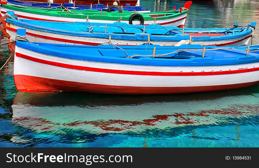 This is a photo of fishing boats